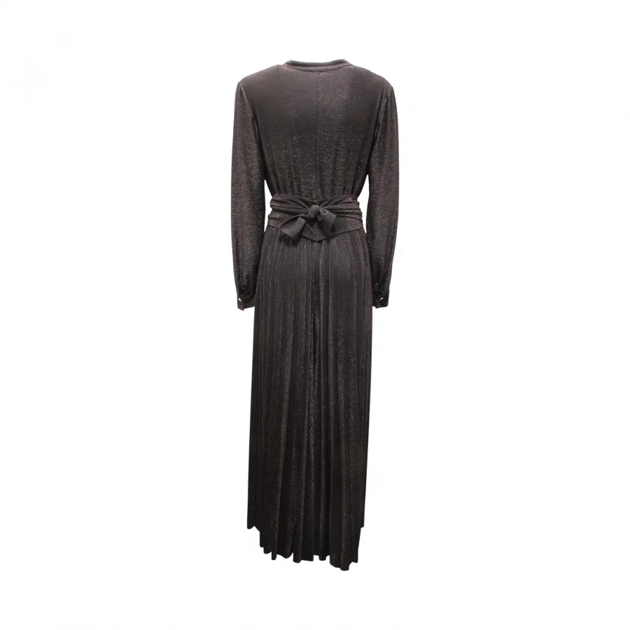 5611AV TUTA DONNA CROCHÈ WOMAN LUREX JUMPSUIT BLACK
