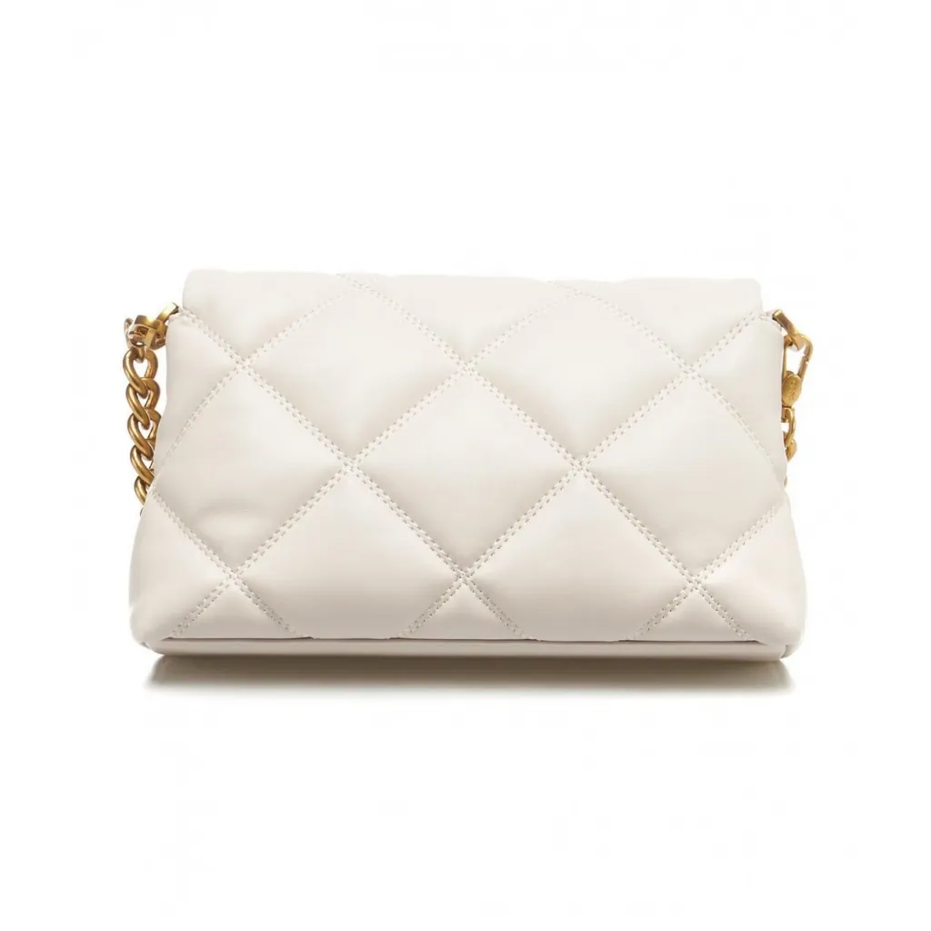 Borsa trapuntata La Puffy bianco