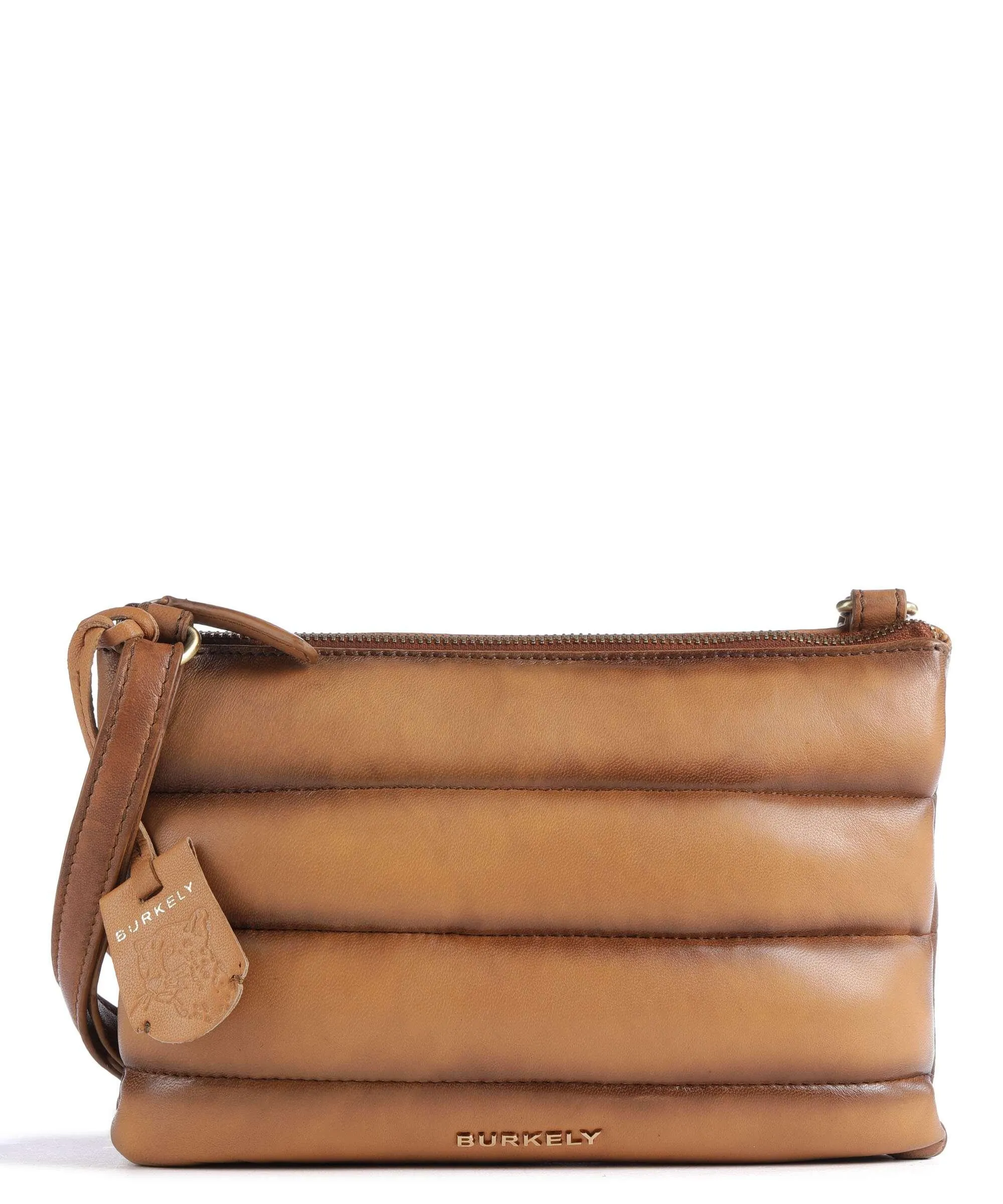  Burkely Drowsy Dani Borsa a tracolla pelle a grana fine marrone  