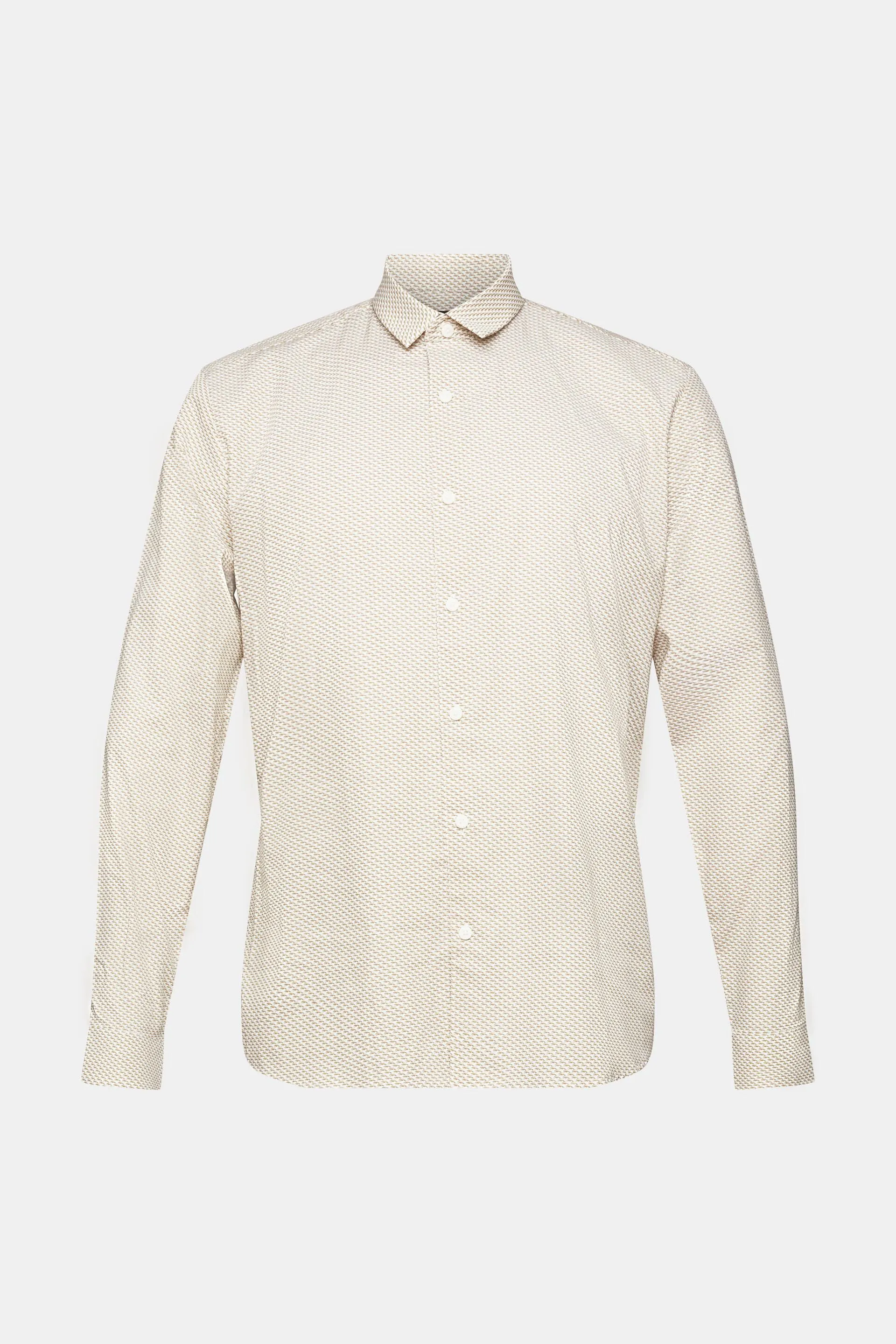 Camicia a fantasia in cotone sostenibile